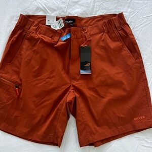 Orvis Men's Rust Athletic Shorts